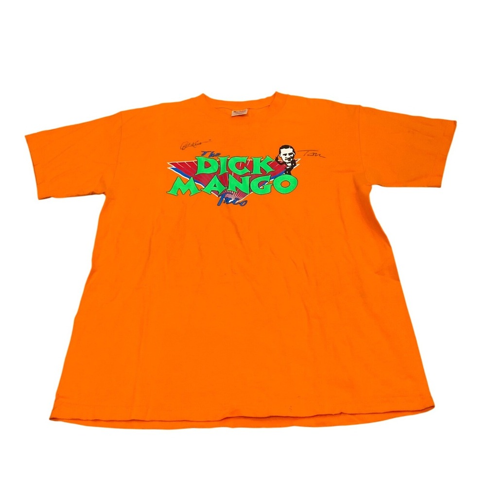 Murina The Dick Mango Trio Shirt Mens Large Bob and Tom Show Vintage 90s Radio